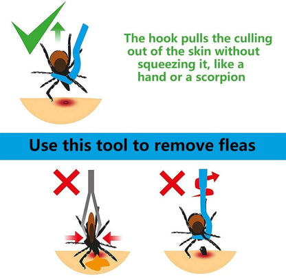 CathEU Painless Titanium Tick Removal Tool for Dogs, Cats