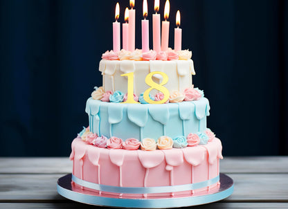 Acrylic Number Cake Toppers, Mirror Finish 0–9 Picks, 9.5 cm Height, Ideal for Birthday Wedding Graduation Anniversary Decorations