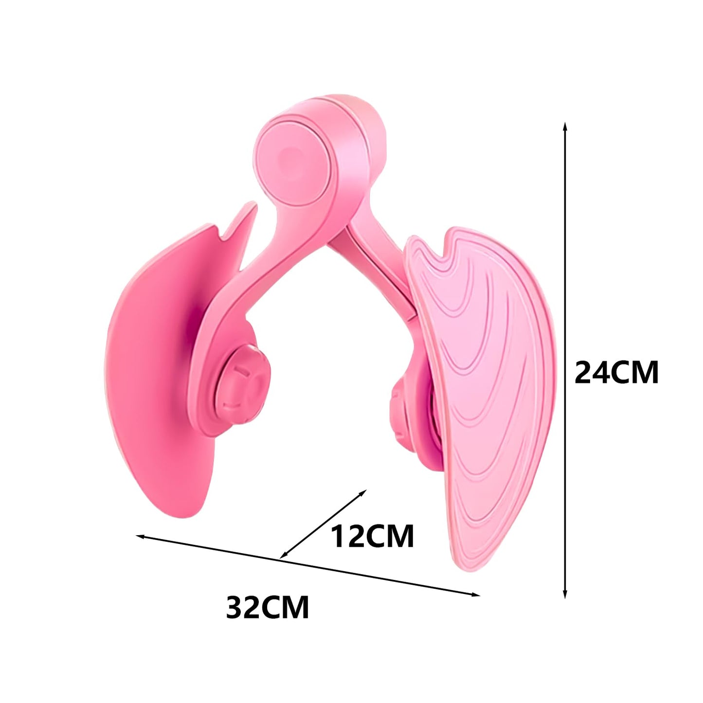 DYOUen Thigh Trainer, Pelvic Floor Muscle Trainer, Hip Trainer, Training Device for Female Buttocks, Leg Press, Leg Trainer, Thigh, Pelvic Floor Training (Pink)