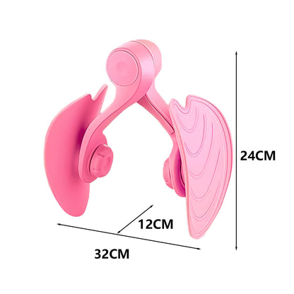 DYOUen Thigh Trainer, Pelvic Floor Muscle Trainer, Hip Trainer, Training Device for Female Buttocks, Leg Press, Leg Trainer, Thigh, Pelvic Floor Training (Pink)