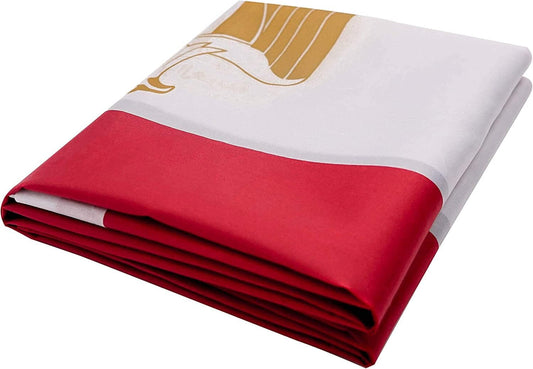 Egyptian National Flag (150x90cm), Heavy-Duty Double-Sided Fabric for Indoor & Outdoor Use, Vibrant Colors & Reinforced Stitching