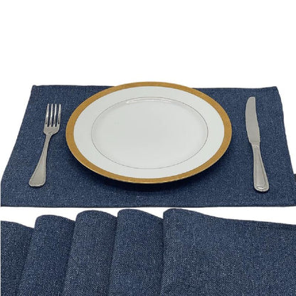 Linen Placemats Set 6 Pieces of Placemats and Runner