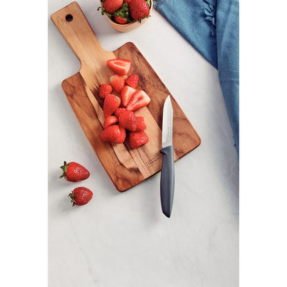 Plenus Vegetable and Fruit Knife – 3 Inch Stainless Steel Blade, Polypropylene Handle, Multi-Purpose Paring Knife for Precise Cutting in Kitchen and Outdoors - Pack of 12