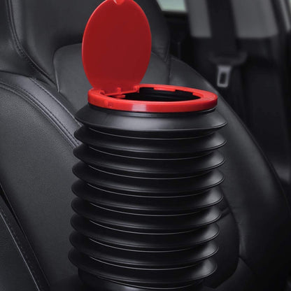 Enpei Car Folding Trash Can Table Storage Case Multifunctional Water Bucket Hanging Portable Waste Bin Garbage Can for Car