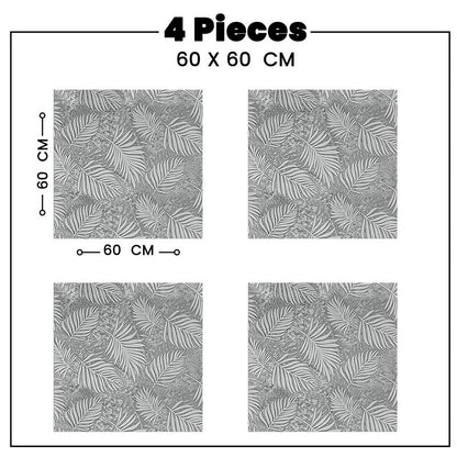 INtex HOME Analia Linen Tablecloth, Rectangular Dining Cover, Elegant and Durable, Soft Fabric, Easy-Care, Multi-Purpose for Home, Events, and Special Occasions, Set of 4 - Café - 60 x 60 CM