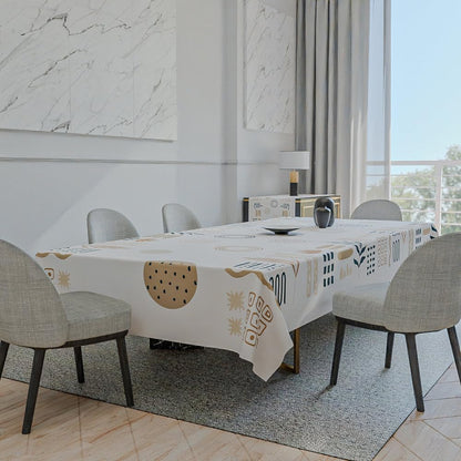 Velvet Tablecloth – Elegant and Durable Polyester Table Cover, Stain-Resistant, Machine Washable, Perfect for Dining, Kitchen & Events