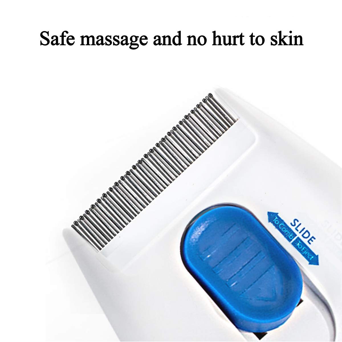 LQRLY Electric Flea Comb for Pet, Fleas Removal Tool Electric Brush Comb for Dogs Cats