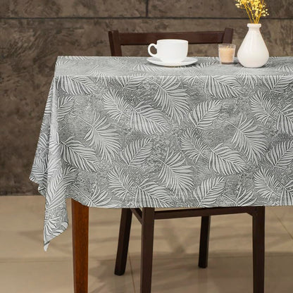 INtex HOME Analia Linen Tablecloth, Rectangular Dining Cover, Elegant and Durable, Soft Fabric, Easy-Care, Multi-Purpose for Home, Events, and Special Occasions, Set of 2 - Café - 130 x 130 CM