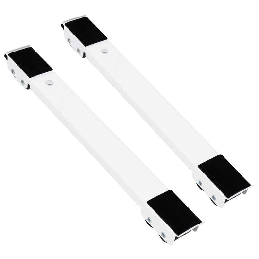 Washing machine standing movable, adjustable refrigerator base furniture, with lock fixed, non-slip, base with 24 wheels, suitable for the floor of tumble dryers, washing machine, refrigerator etc