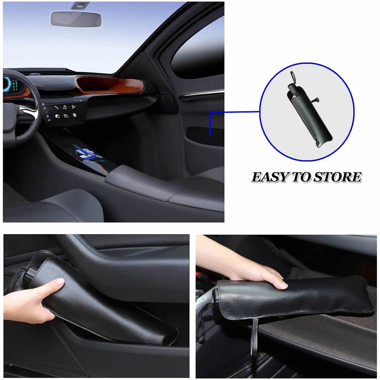 SKEIDO Foldable Car Sun Umbrella Interior Windshield Sunshade Cover Front Window UV Protection Shade Curtain Parasol Car Accessories (L size)