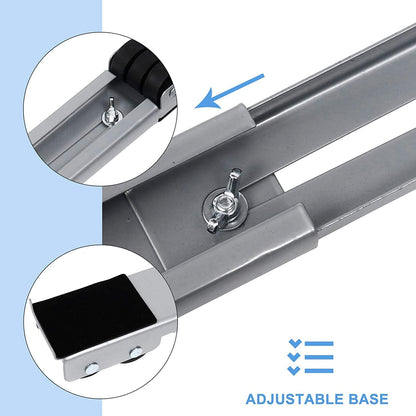 YOGIMOONI Multifunction Heavy Duty Moving Washing Machine Stand Movable Washing Machine Base Fridge Trolly Refrigerator Stand (Load Capacity 300 KG)