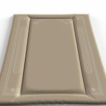 Sakina Padded Prayer Mat Soft Premium Velvet Face - Luxurious And Comfortable Prayer Rug With Elegant Design - Thickness Foam For An Ultimate Comfort Experience