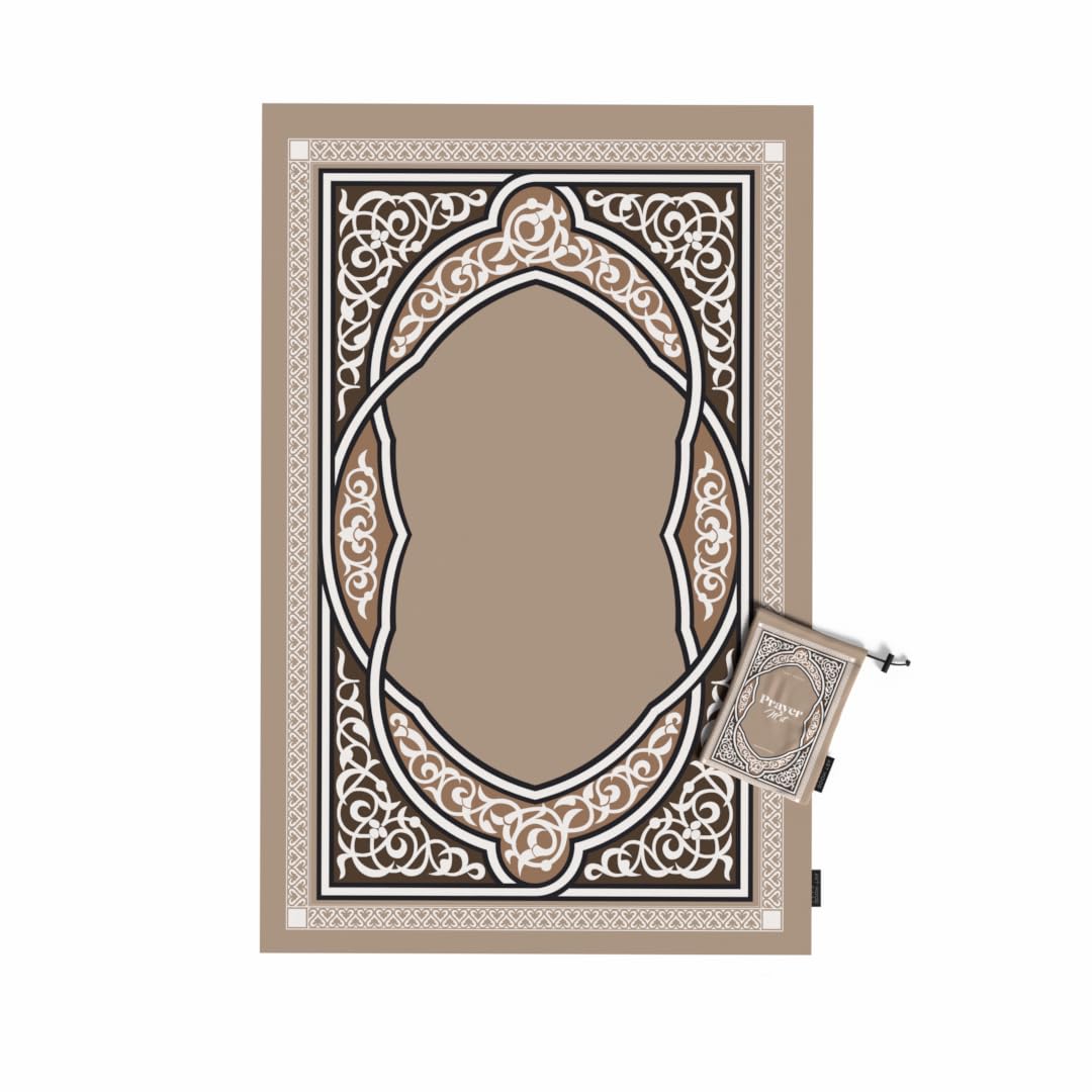 Prayer Mat - Waterproof Pocket Size Travel Mat for Salah, Lightweight Foldable Muslim Prayer Rug with Carrying Bag
