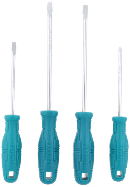 TOTAL PLASTIC SCREWDRIVER SET 4PCS