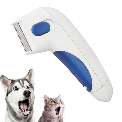 TERRIFI Pet Combs, Electric Pet Combs, Cat Dog Combs, Grooming Combs Can Effectively Remove Floating Hair, Suitable for Long-haired and Short-haired Babies Cats Dogs Rabbits Totoro