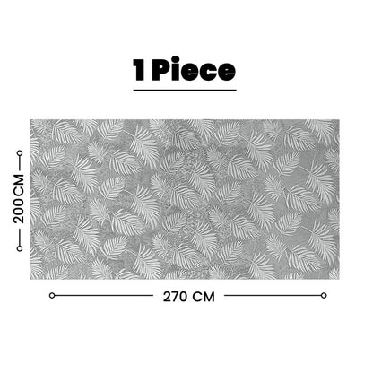 INtex HOME Analia Linen Tablecloth, Rectangular Dining Cover, Elegant and Durable, Soft Fabric, Easy-Care, Multi-Purpose for Home, Events, and Special Occasions, Set of 1 - Café - 200 X 270 CM