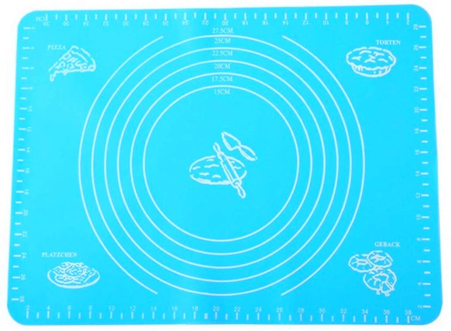 Large Silicone Baking Mat Non-stick Mat Thickening Kneading Dough Pad Baking Pastry Rolling Kitchen Baking Mat Bakeware Liners Pastry Baking Tools