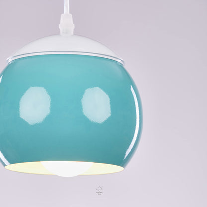 Chandelier Shop Aluminum Modern Mint Green Bowling Pendant 1 Lamp