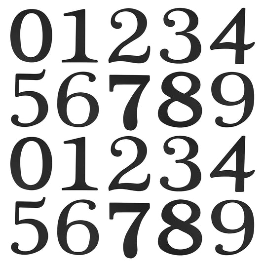 Acrylic Number Cake Toppers, Mirror Finish 0–9 Picks, 9.5 cm Height, Ideal for Birthday Wedding Graduation Anniversary Decorations