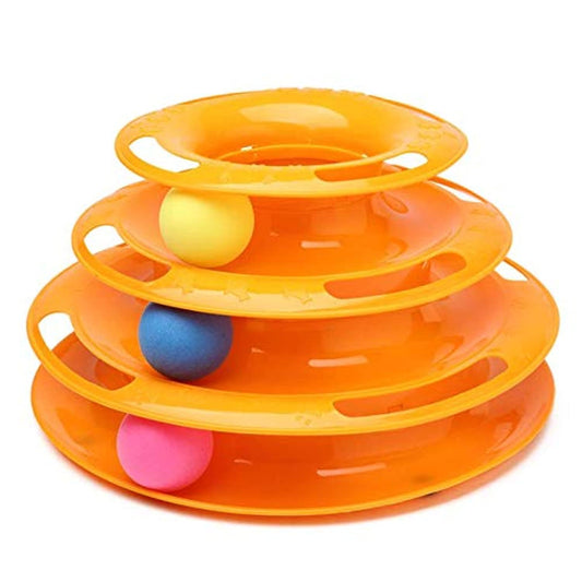 Sunshine-Shop 3-Layer Tower Pet Play Toy