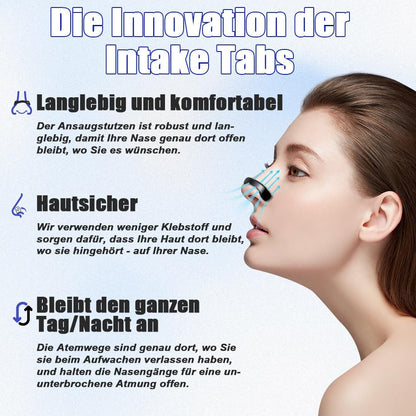 agctrler Nasal Strips, Intake Breathing Nasal Strip, Magnetic Nose Strip, Anti Snoring Nose Strip for Business Trips, Travel, Hotel and Home (Black)