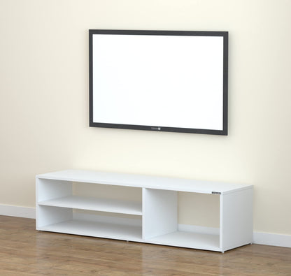 Wooden Shelf for Printer and Accessories, Sturdy Desktop Organizer Stand, Multi-Tier Storage Unit for Paper and Supplies, Black Finish, for Home or Office Use, Compact