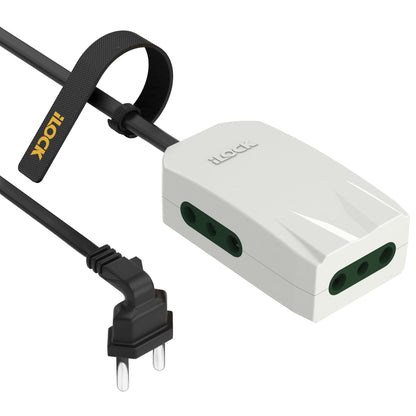 iLOCK Mini Power Strip - 3 outlets (3 m, white)