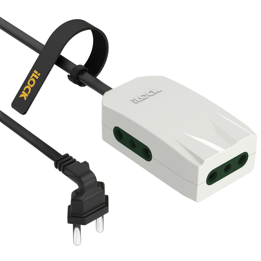iLOCK Mini Power Strip - 3 outlets (3 m, white)