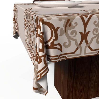 Ramadan's Unique Tablecloth & Napkins Set Satin