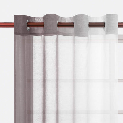 Modern Design Voile chiffon Curtains - Gradient colours- steel Grommets - 2 pieces - for living rooms and bedrooms