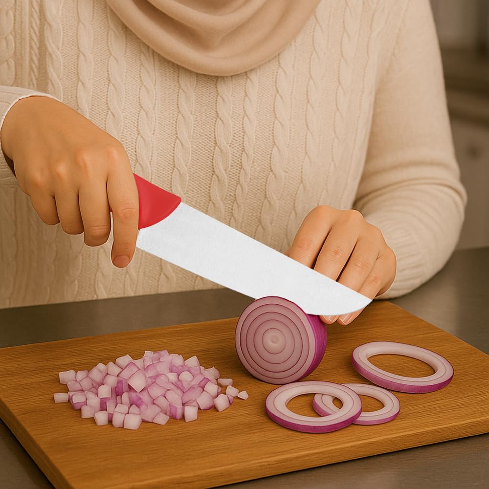 Professional Butcher Knife – 8-Inch Stainless Steel Blade – Long-Lasting, Comfortable & Sharp
