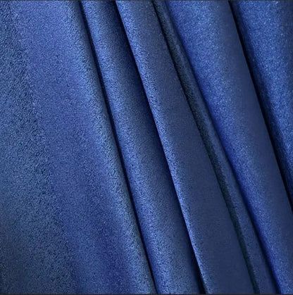 Faux Linen Textured Curtains Durable Fabric-Light Filtering Drapes for Living Rooms Reception and Bedroom - Steel Grommets - 2 Pieces