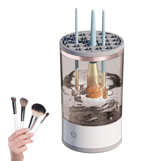 XQZMD Electric Makeup Brush Cleaning Machine, Automatic Cosmetic Brush Cleaner, Makeup Brush Cleaner for (A)