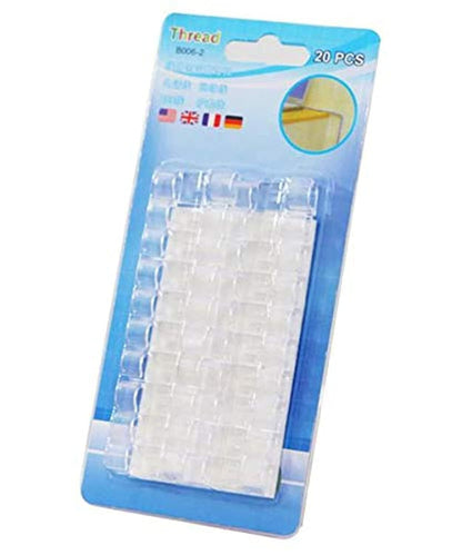 Self-Adhesive Cable Clips Desk Cable Organizer Cord Management Wire Holder for Car Home Office 20pcs