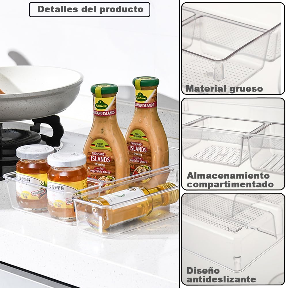 25 Transparent Plastic Drawer Organizers, Makeup Organizer, Bathroom Organizer Trays, Desk Organizer, 4 Sizes, Divider Boxes for Makeup, Bedroom