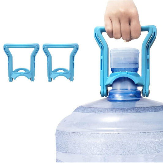 2 Pack Ergonomic Water Bottle Handle, Drinking Water Bottle Handle with Rubberized Anti-Slip Holder, Fit 5 Gallon Water Bottle Caps,5 Gal Bottle,Water Bottle Lift with Handle