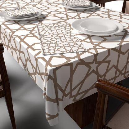 Ramadan's Unique Tablecloth & Napkins Set Satin