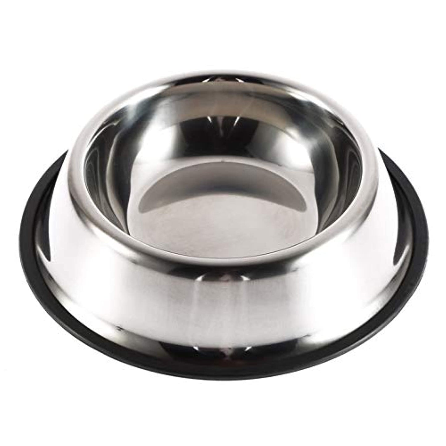 7 Bestron 16X21.5X4.8 Stainless Steel No tip Non SLIP Dog Puppy Pet Food Water Bowl Dish 64oz