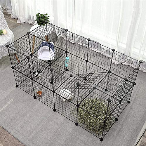 Metal Pet Playpen Dog Pets Fence Exercise Cage Metal Wire Storage Cubes Organizer