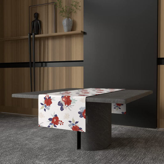Lila Canvas Table Runner, a Durable Multicolor 35x140 cm Decorative Centerpiece with a Sophisticated and Stylish Artistic Pattern, perfect for adding a Modern, Elegant Touch to your Decor