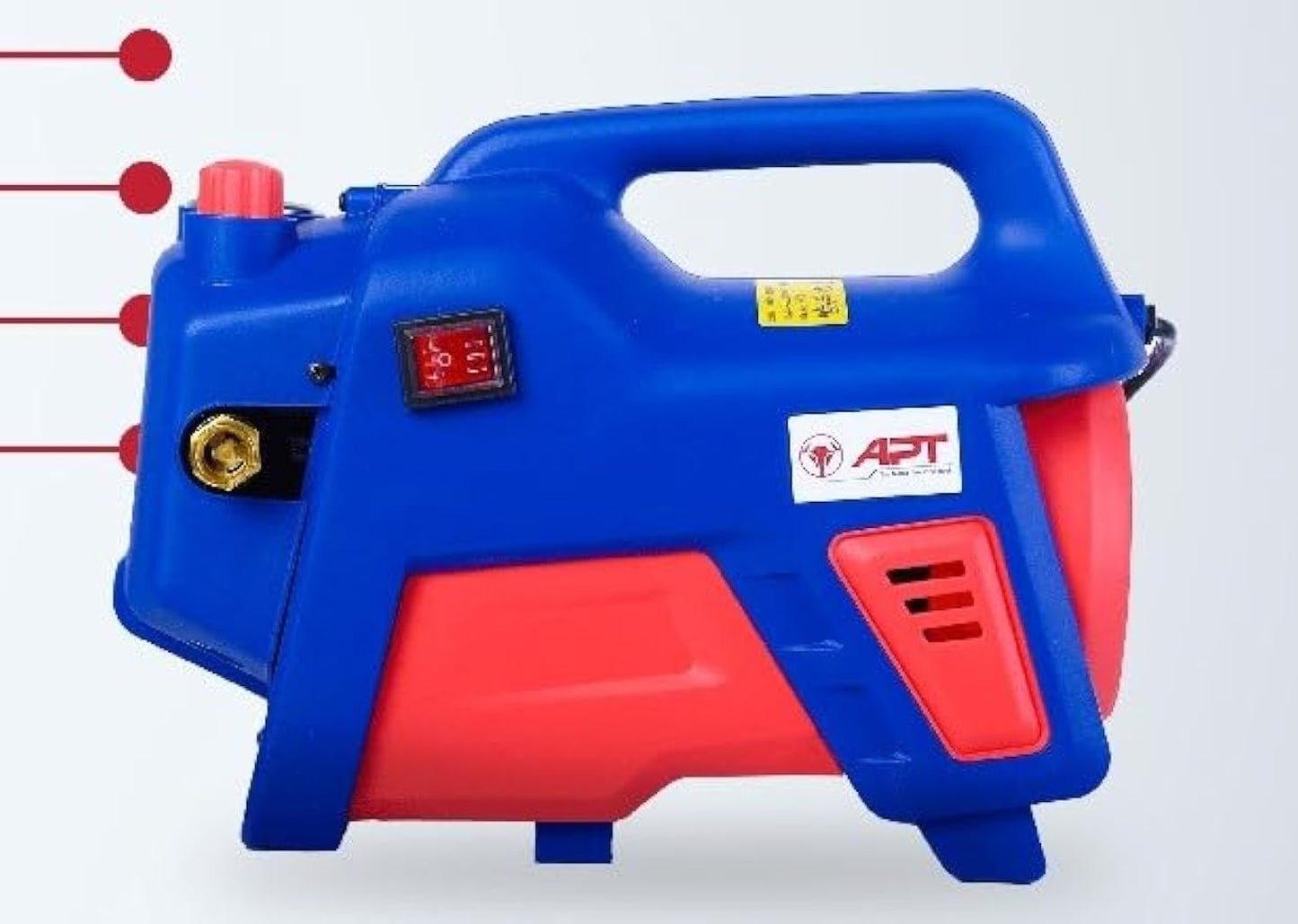 Electric Pressure Washer With 8 Meter Hose Lightweight,For Car, Home Garden,Air Conditioner 120 Bar 1800 Watt By Circle Tools