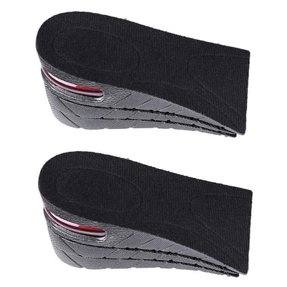 FOMIYES 2 Pairs Inner Booster Pad Height Increasing Insoles Height Increase Elevator Heel Cushion Insole Increased Insole Invisible Height Insole Velvet Adjustable Men and Women Insert