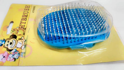 Washing brush for pet animals - blue