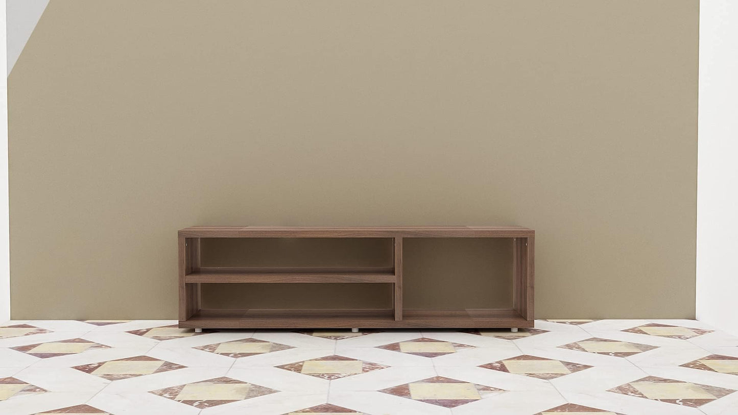 Wooden Shelf for Printer and Accessories, Sturdy Desktop Organizer Stand, Multi-Tier Storage Unit for Paper and Supplies, Black Finish, for Home or Office Use, Compact