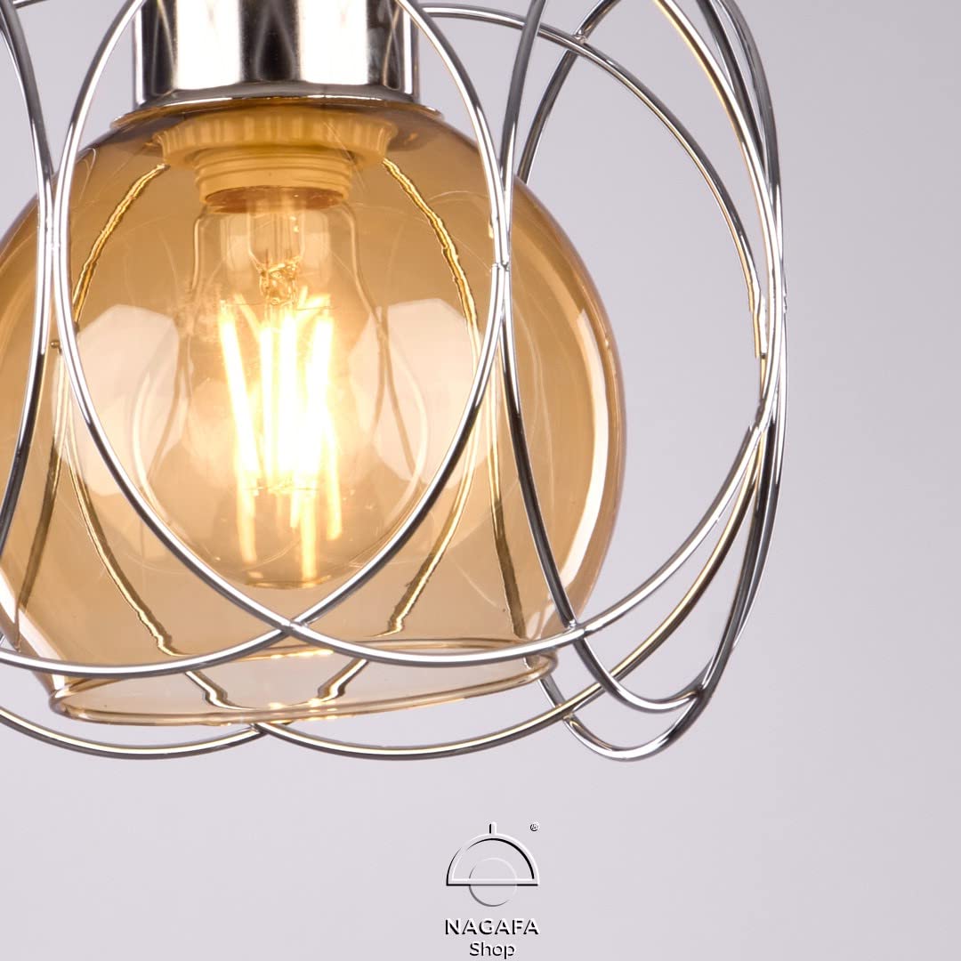 Nagafa Shop, Silver Modern Roof Chandelier,