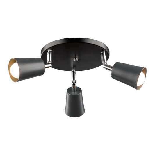 Nagafa Shop SL-SGY1-CSpotlights, Black/Silver