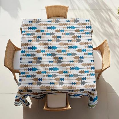 INTEX HOME Sofia Elegance Square Tablecloth – Luxurious Linen Velvet – Kitchen & Living Room Tables – For Ramadan & Events – Multiple Sizes Available – 1 Pc -130x130 cm - Multicolour