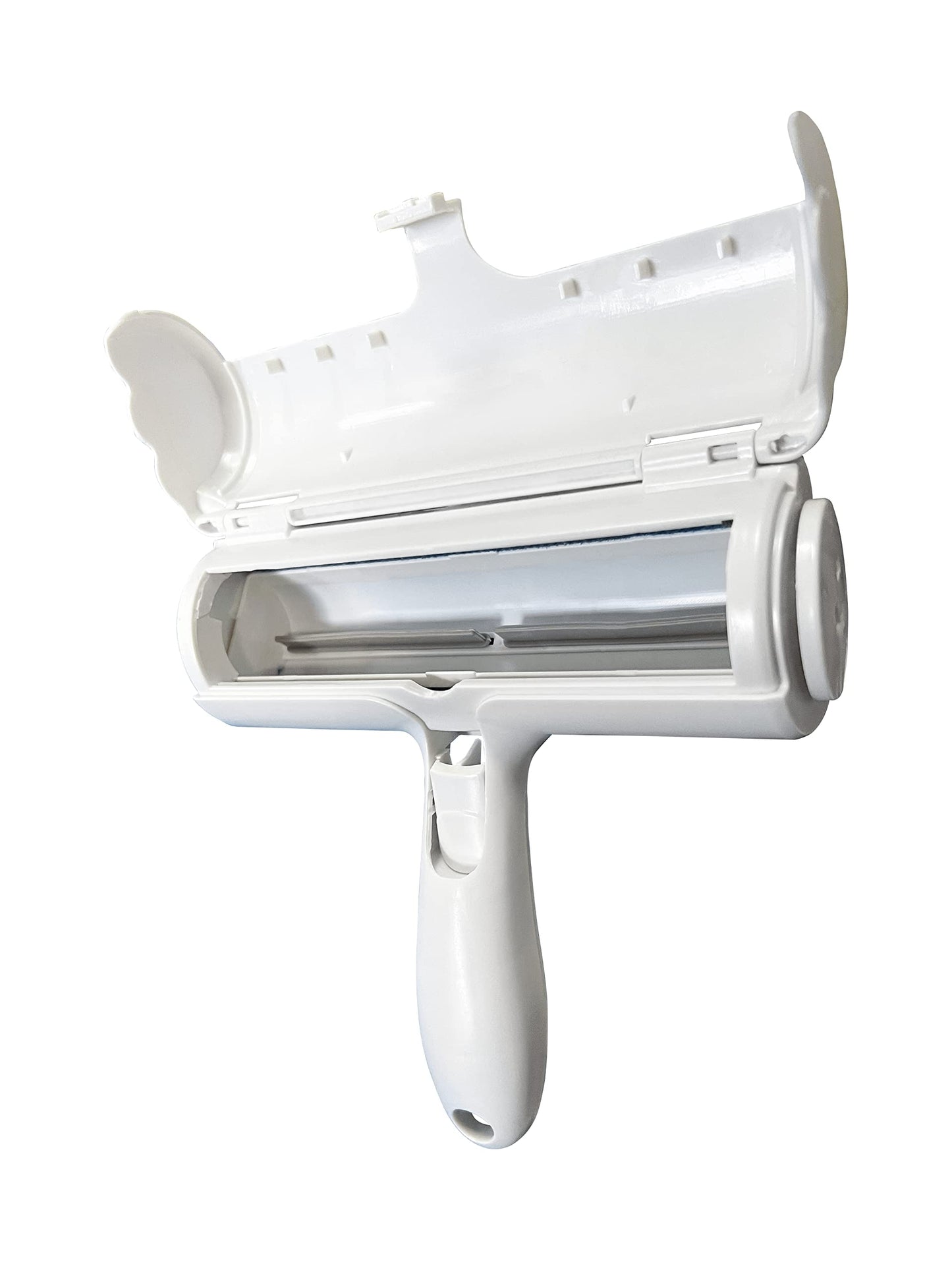 Reusable pet hair removing roller