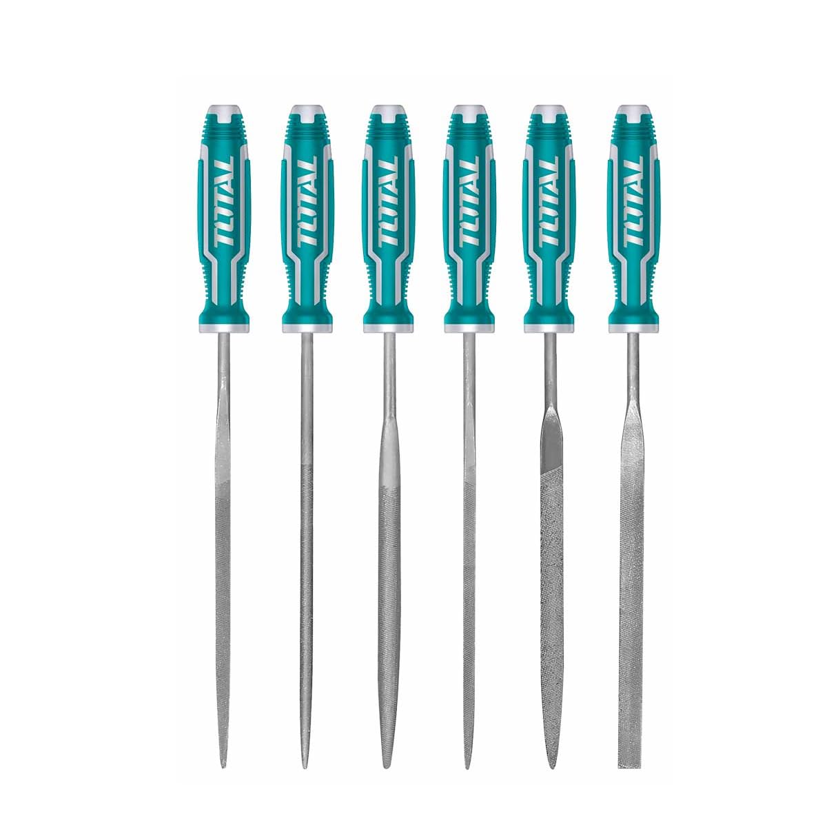 carrr T.O.T.A.L THT91462 Precision File Set - 6-Piece, 140mm Professional Grade Tool Kit for Detailed Work