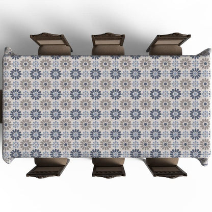 Islamic Ace Waterproof Tablecloth, a Multicolor 140x300 cm Rectangular Table Cover made from Spillproof Polyester, a Durable and Artistic Protector for your Dining Table for Special Events